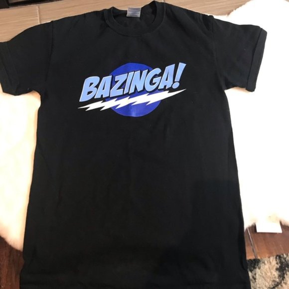 Big Bang Theory Comic Book Cover Bazinga Tee - Picture 1 of 4